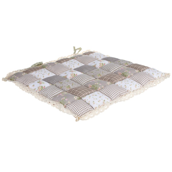 PROVANCE Подушка на стул Прованс 40*40см рогожа 65% хлопок 482-576