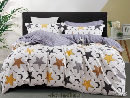 КПБ Cleo сатин набивной "Satin de Luxe"евро 200*220*1 230*250*1(±5) 50*70+5*2 70*70*2(±2) 31/0014-SK