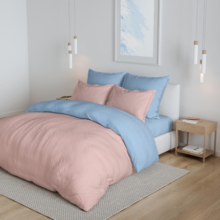 КПБ Василиса '20 1,5 220 Бриллиант сатин гл/кр 70х70 Розовый вальс по (6)