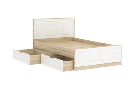 НМ 040.39-02 Х Ящик для белья (2шт.) ("Оливия", Белое дерево, Дуб Сонома)