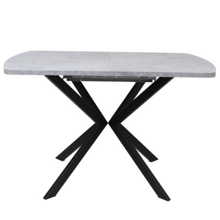 Стол ПЕКИН-2 78х120/168 шелк.камень/муар.чер ВС/524