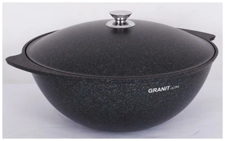 Казан для плова 7л, АП линия "Granit ultra" (blue)кгг75а