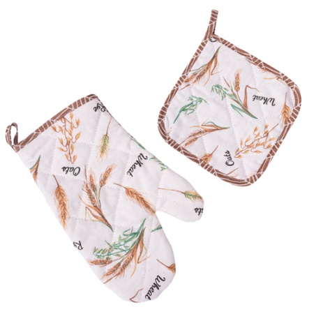 Набор для кухни 2 предмета "Радушная хозяйка (Традиция)" (Колоски)Арт-2187