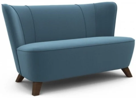 Диван 2бт "Новара" (7к,Ткань 1-Велюр Блиц 12)