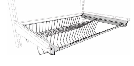 Обувница выдвижная двухъярусная 900 (по 4 шт)