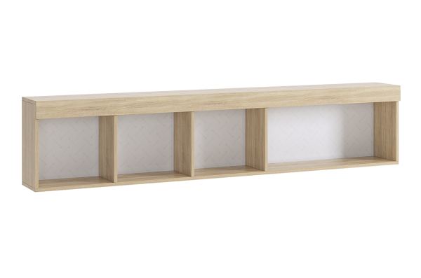 Полка "Энерджи" (дуб сонома/белый)