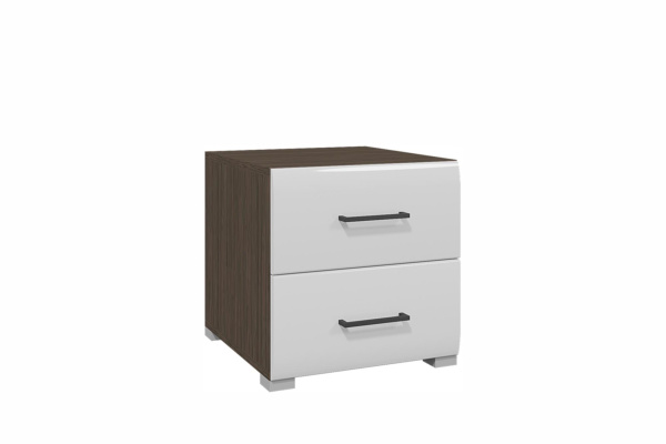 39КТ1В Тумбочка "Ненси" (венге/белый)