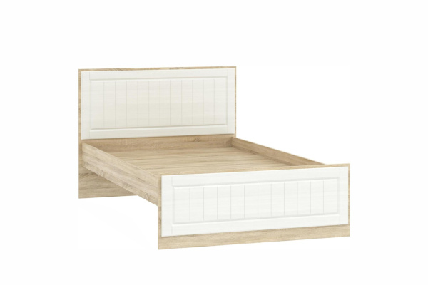 НМ 040.34-02 Х (1200) Кровать ("Оливия", Белое дерево, Дуб Сонома)