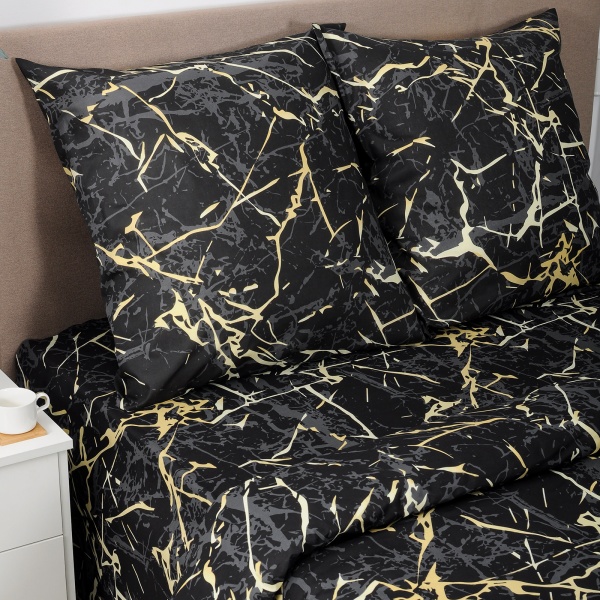 Комплект постельного белья 2 спальный "Традиция" БЯЗЬ, 100%-хлопок (_Мрамор)