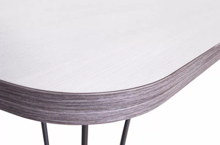 "СТАЙЛ" Стол кухонный нераскладной (КОМПЛЕКТ ИЗДЕЛИЯ) (Ясень Анкор Светлый)