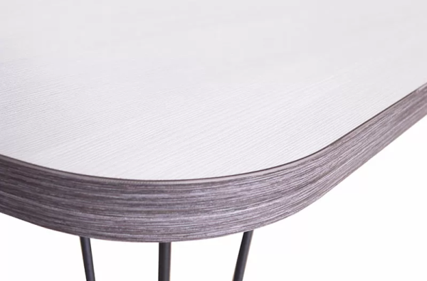 "СТАЙЛ" Стол кухонный нераскладной (КОМПЛЕКТ ИЗДЕЛИЯ) (Ясень Анкор Светлый)