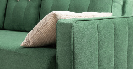 Диван - кровать Арно (Арт. ТД 566 Лаки 20 (хвойный зеленый), Лаки 20 (хвойный зеленый), Vertical 91