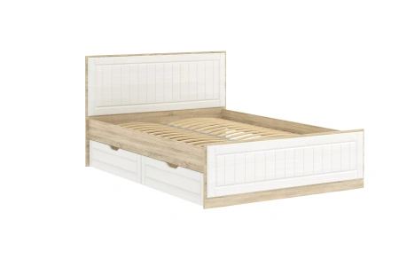 НМ 040.39-01 Х Ящик для белья "Оливия" (2шт.) ("Оливия", Белое дерево, Дуб Сонома)