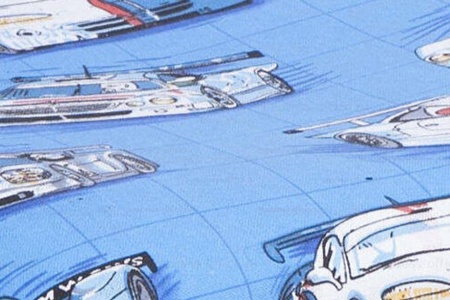 Кресло детское Стар плюс gts Ткань Cars-Bl 600х280х600