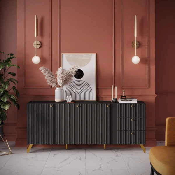 RENO комод КД-1 Чёрный