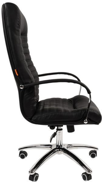 Офисное кресло Chaiman 480 Россия кожа/кз черный