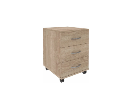 Тумба мобильная SC-3M.1 Дуб Сонома светлый 412*450*566 SIMPLE