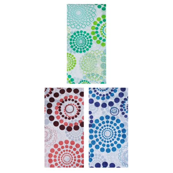 VETTA Шторка для ванной, ПЕВА, 180x180см, "Круги на воде", 3 цвета 461-313