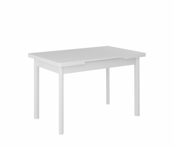 Стол Милан-мини EVO 60*90 (+30+30) белый (Белый цемент)