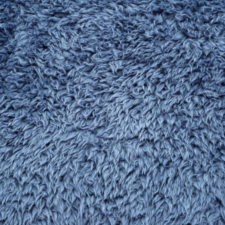 Плед-покрывало 150*195 Шерпа двухсторонняя серо-синий