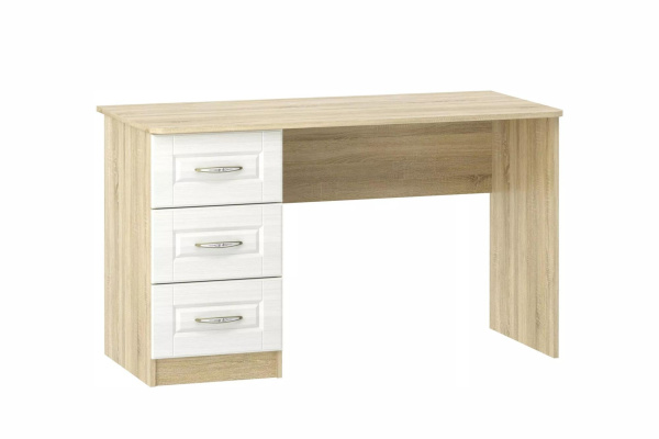 НМ 011.47-01 Х Стол письменный ("Оливия", Белое дерево, Дуб Сонома)