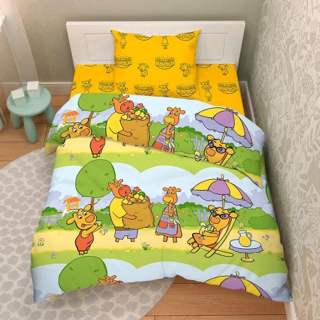 КПБ Василек 17 Тинейджер 203/150 бязь набор 70*70 Союзмультфильм 10207/1