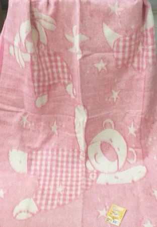 Одеяло шерстяное 85%, 15% ПЕ 100х140