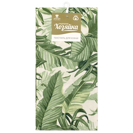 Полотенце декоративное 35х60 "Радушная хозяйка (Традиция)" (Тропики)