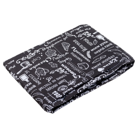 Фартук Правила кухни с карманом 70*90 и регулируемой бретелью Горький шоколад ПК