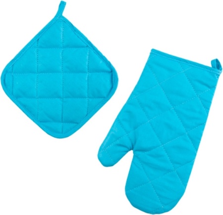 Набор для кухни 2 предмета "Цвет Эмоций" (рукавичка-прихватка, прихватка) (Бриз)