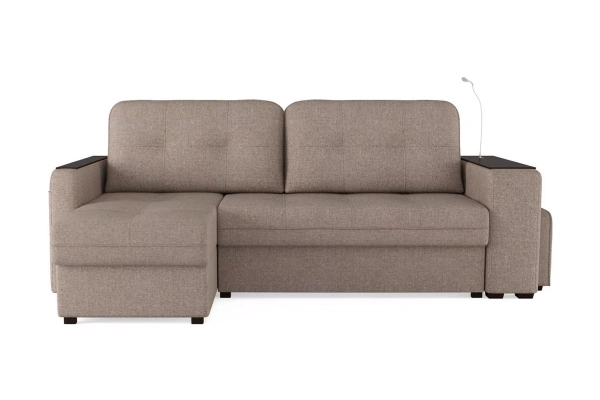 Диван-кровать угловой "SMART" Б3-1Пф-2Т-Б4 СК (Sherlock 932)