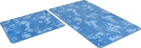 Набор ковриков д/в SHAHINTEX VINTAGE SH V002 60*100+60*50 синий 56