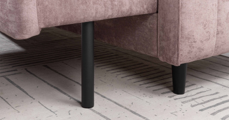 Диван - кровать Арно (Арт. ТД 567 Лаки 17 (пепел розы), Лаки 17 (пепел розы), Vertical 910 (молочно