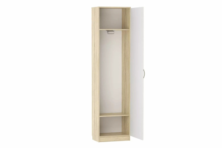 НМ 014.71 Х Шкаф для одежды ("Оливия", Правый, Белое дерево, Дуб Сонома)