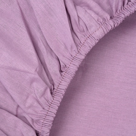 Простыня на резинке поплин 120*200*20, рейнбоу (Орхидея) ВБ