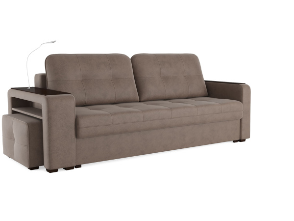 Диван-кровать "SMART" Б4-3т-Б3 СК (Kongo brown)