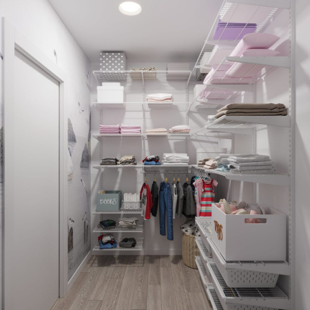   Система для хранения детских вещей белая