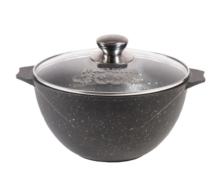 Казан для плова 4л АП Гранит, black арт,54802