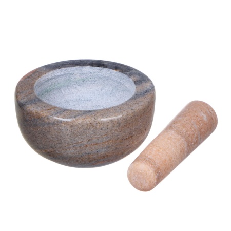 VETTA Ступка с пестиком, 11,5x6см, мрамор, 3 цвета 884-476