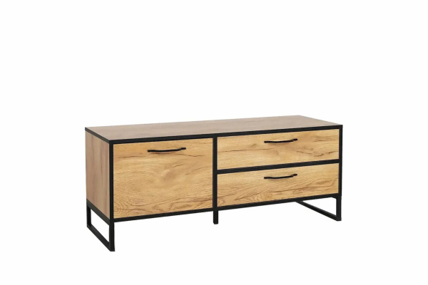 "ВИРТОН-1" Тумба ТВ закрытая (ФУР) (Дуб Крафт Золотой)