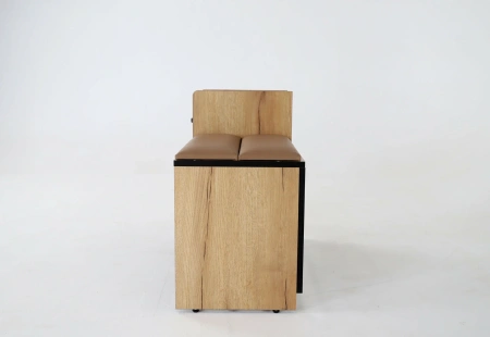 "ОЛЬГА-ЛОФТ 5" Тумба (Дуб Крафт Золотой / Темно Серый)