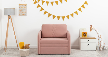 Кресло - кровать Юта (85) (Арт. ТК 522 Вивальди 27 (пастельный коралловый), Вивальди 27 (пастельный