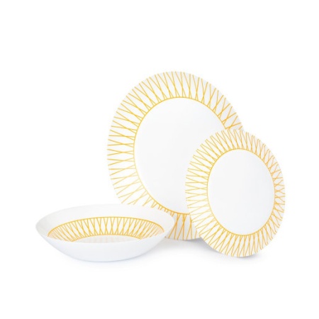 Столовый набор Обери Орандж 18 пр Р7857