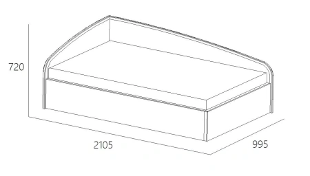 Тахта "Адель"  900  #1 (У Л Ь Т Р А минт)