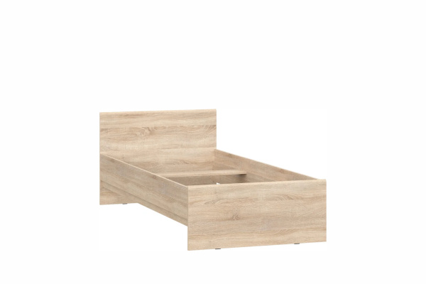 STERN кровать 90х200 Дуб Сонома + Кроватное основание(Ламели на ленте) 900х2000