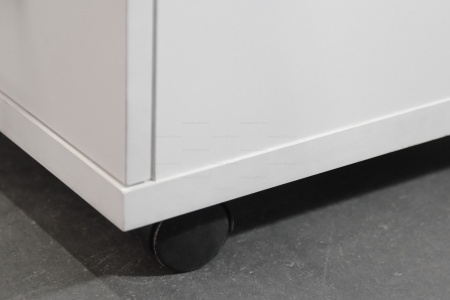 Riva Тумба подкатная 4 ящ. (фолдинг в комплекте) A.TM-4F Белый 420*450