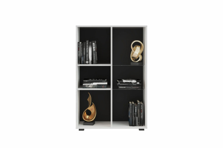 GLOSS комод КМВ-80 Белый/Белый глянец