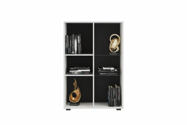 GLOSS комод КМВ-80 Белый/Белый глянец