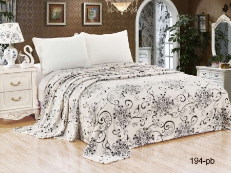 Плед Cleo "БАМБУК" полуторный 150*200 микрофибра 100% 150/194-pb