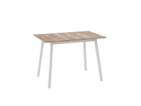 Стол TIRK-110, раздвижной 110(142)*70, Дуб каньон/Белый